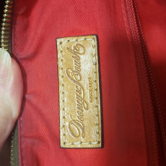 Dooney & Bourke Olive Green Snake Embossed Erica Large Shoulder Bag Purse - Picture 8 of 14